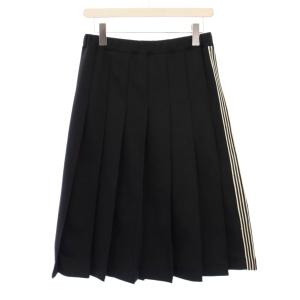COMME des GARCONS AD2003 プリーツスカート フレア イージー ひざ丈 ウエストゴム