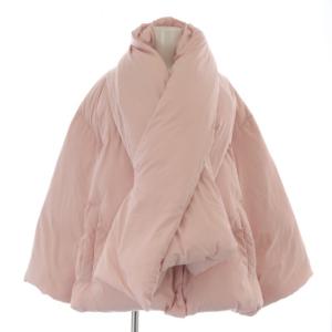 21AW ワイドストールパティングコート 中綿コート アウター S ピンク 1221600054-0 /TK