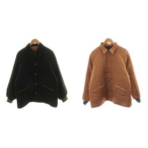 ブルゾン ジャケット ロゴ リバーシブル S ピンク 黒 ブラック /AN16