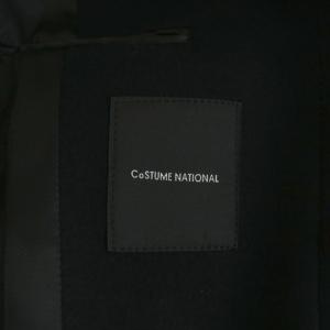 CoSTUME NATIONAL チェスターコート ロング丈 ウール アウター 50 黒 ブラック 188JLH04 /AN42