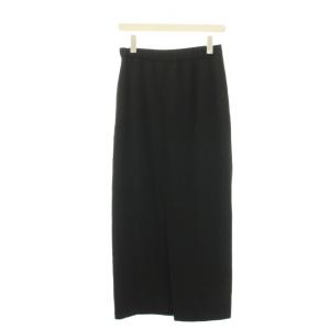 JOURNAL STANDARD 24SS ツイルストレッチタイトスカート ロング 38 黒 ブラック 24060400907010 /RR