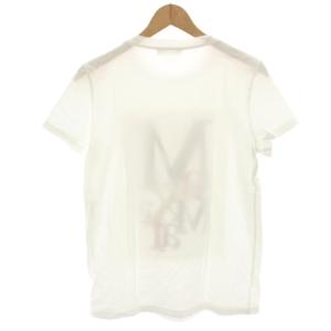Max Mara Tシャツ カットソー 半袖 ロゴプリント 白 ホワイト /HN