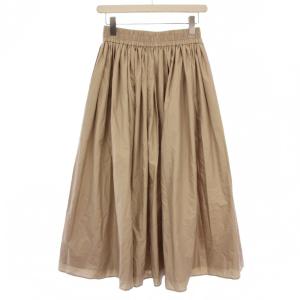 ESSENTIAL タフタボリュームスカート ロング 38 ベージュ 0502-070-231A /BM