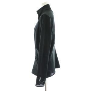 adidas by Stella McCartney ジャケット ジップアップ ロゴ メッシュ L 黒 ブラック /AN47