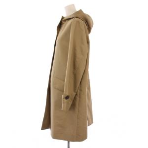 MACKINTOSH PHILOSOPHY MACKINTOSHPHILOSOPHY ダブルクロスフーデッドコート スプリングコート アウター ロング丈 フード 36 ベージュ H5A05312