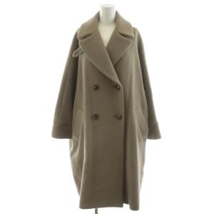 22AW テントコート チェスターコート ロング丈 ダブル ウール アウター F ベージュ 0223410173