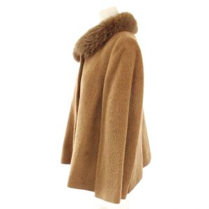 ANAYI ショートコート アウター ファー 38 キャメル /TK