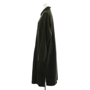 pas de calais ワンピース マキシ ロング 長袖 コーデュロイ 36 茶 ブラウン /AN50