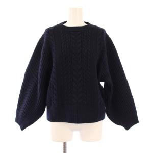 USモーのアランセーター ウール F ネイビー 1180544