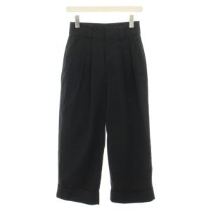 24AW ウールコットンツイルパンツ WOOL COTTON TWILL PANTS ワイドパンツ ジップフライ
