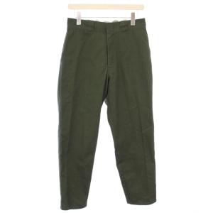 BEDWIN テーパードパンツ スラックス ジップフライ ワンカラー 30 緑 グリーン /BB
