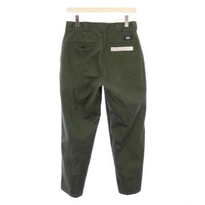 Dickies BEDWIN テーパードパンツ スラックス ジップフライ ワンカラー 30 緑 グリーン /BB
