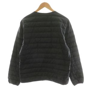 mont-bell スペリオダウン ラウンドネックジャケット ダウンジャケット ロゴ 刺繍 ナイロン M 黒 ブラック 1101503