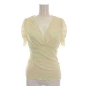 ブラウス カットソー 半袖 0 アイボリー 015-210136 /YM