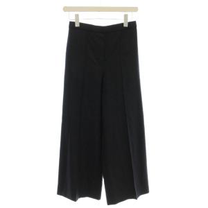 21AW SAXONY LT4 CROP PULL ON J パンツ スラックス ウール 00 黒 ブラック