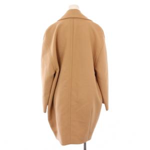 Chloe チェスターコート アウター ミドル丈 ダブル ウール ワンカラー 34 ベージュ /BB