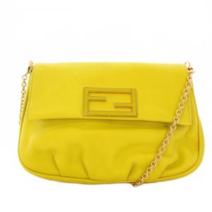 チェーンショルダーバッグ イエロー 8M0276