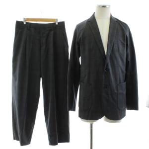 T/W ライトクロス グレンチェックパンツ シングルスーツ セットアップ テーラードジャケット ジップフライ