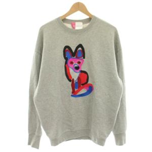 ACIDE SWEAT SHIRT ACIDE FOX EMBROIDERY スウェットシャツ トレーナー