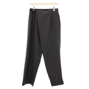 WOOL TRO WRAP PANTS ウールトロピカルラップパンツ 巻き スラックス ベルト モヘヤ混