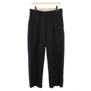 WOOL PONCH 1 TUCK PANTS スラックスパンツ ジップフライ ウール 1 グレー 20FWP04