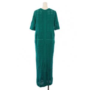 ADORE ワンピース ロング 半袖 ペチコート付き 38 緑 531-0174503 /BM