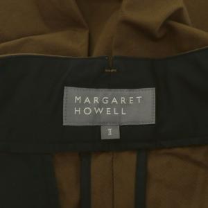 MARGARET HOWELL 24AW ORGANIC COTTON OXFORD チノパン チノパンツ 2 カーキ 578-4243002