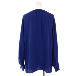 ADORE ピンタックブラウス シャツ 長袖 38 青 531-1210108 /BM