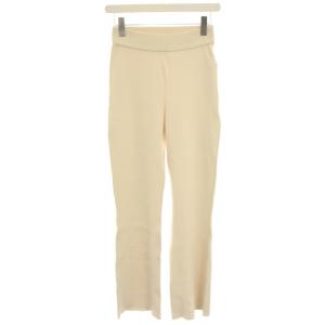 20SS Diner B RIBパンツ ニットリブパンツ フレアパンツ イージー 36 アイボリー 20080500409010