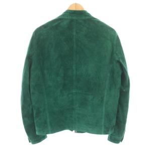 EMMETI 22AW JURI シングルライダースジャケット 48 グリーン GIAPPONE-125