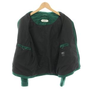 EMMETI 22AW JURI シングルライダースジャケット 48 グリーン GIAPPONE-125