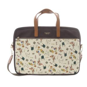 ハンドバッグ 2WAY ショルダーバッグ くまのプーさん 白 茶 /SR