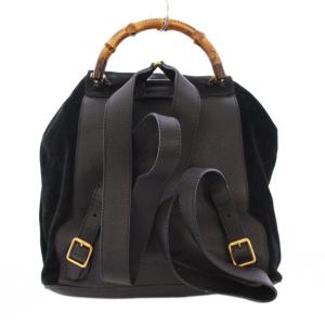 GUCCI バンブー リュックサック ブラック ブラウン 003.2058.0016
