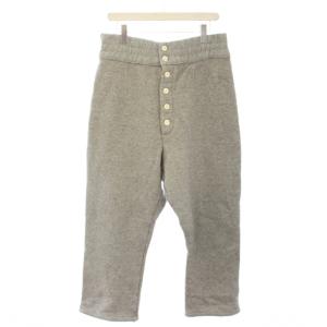 YAK TERRY BUTTON スウェットパンツ イージーパンツ 裏起毛 3 グレー SAU31 SW983