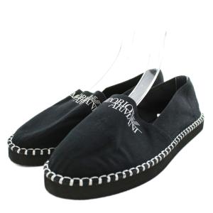 スリッポン シューズ ロゴ UK9 黒 ブラック 925187 /AN2