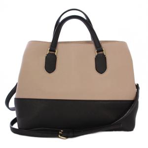 kate spade new york ショルダーバッグ ハンドバッグ 2WAY レザー ベージュ 黒 /BM