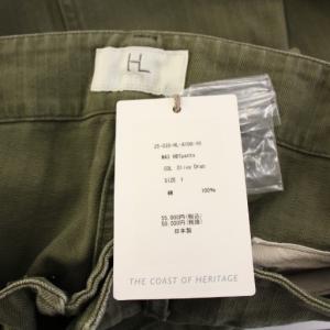 HERILL M43 HBT pants カーゴパンツ 1 カーキ 25-030-HL-8100-10