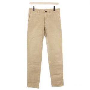 チノパンツ チノパン テーパード スラックス ジップフライ ワンカラー 無地 30 ベージュ /BB