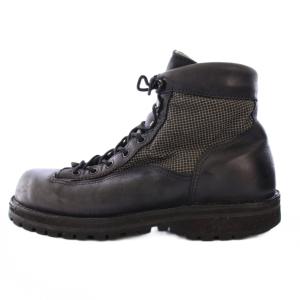 GORE-TEX ケブラーライトブーツ ショートブーツ 厚底 タンクソール レザー 黒 ブラック /BB