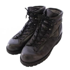 Danner GORE-TEX ケブラーライトブーツ ショートブーツ 厚底 タンクソール レザー 黒 ブラック /BB