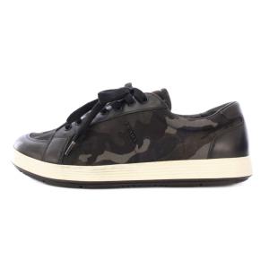 スニーカー カモフラ 6 ブラック グレー 4E2939
