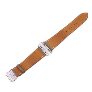 HERMES Apple watch シンプルトゥール レザーバンド グレージュ