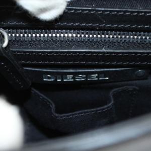 DIESEL ショルダーバッグ ハンドバッグ 2way レザー 黒 ブラック /AN22