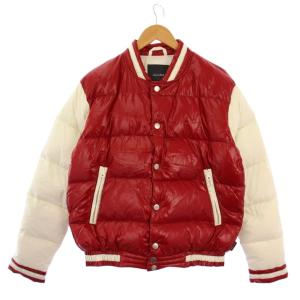 SINONEDUE ダウンジャケット 46 レッド ホワイト 182-U.6500N00