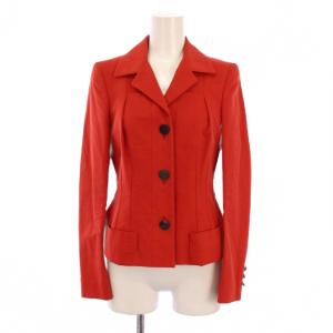 テーラードジャケット 総裏地 シングル 2B 36 赤 /BM