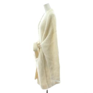 GALLARDAGALANTE コート ロング丈 アルパカ アウター F 白 ホワイト GGZ1032105A0006 /AN26