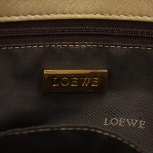 LOEWE アナグラム ハンドバッグ ベージュ