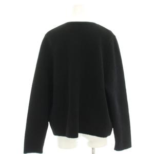 BALLSEY 22AW ウールナイロンブークレー フロントオープンカーディガン ニット 長袖 S 黒 ブラック 11022402703
