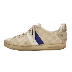 LOUIS VUITTON フロントローライン ダミエ アンフィニ スニーカー 6.5 ベージュ