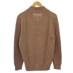 Maison Margiela 14 ここのえ期 ショールカラーニット セーター 長袖 ウール S 茶 /BM